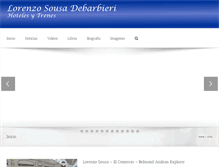 Tablet Screenshot of lorenzosousa.org